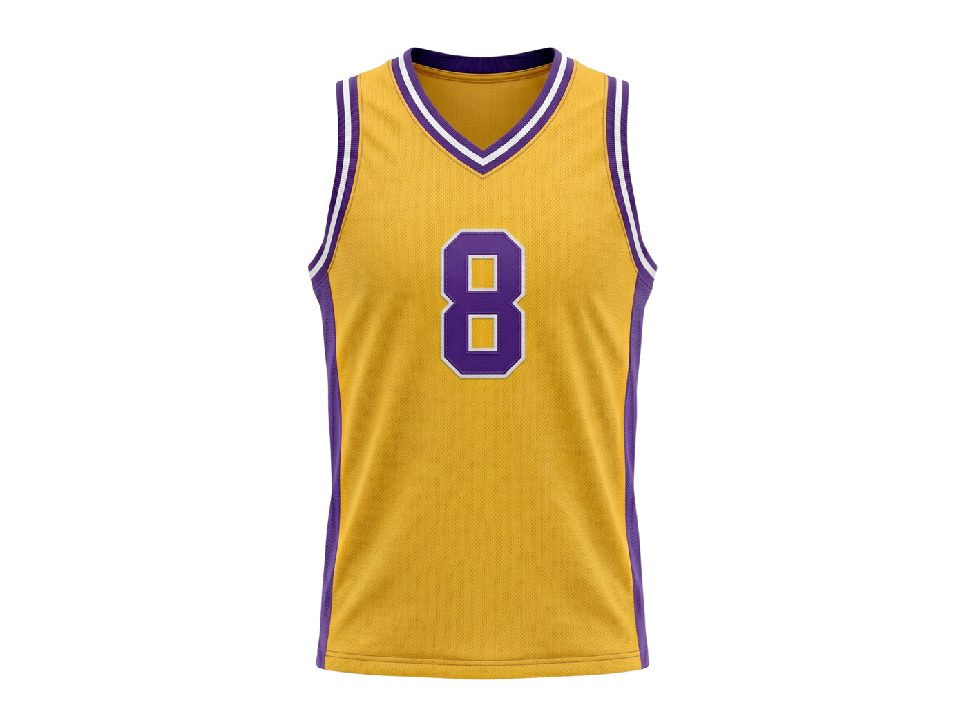 Custom Yellow Basketball Embroidered Jersey Wholesale Polyester Teamwear