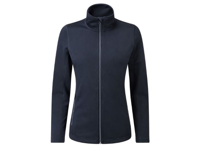 B2B Women Softshell Jacket Navy Workwear Jacket Low MOQ
