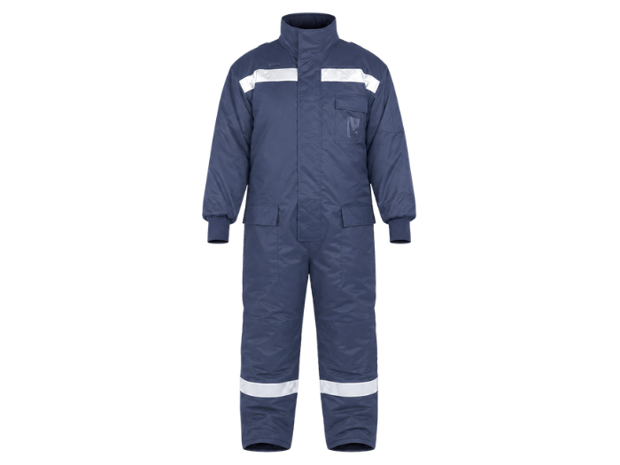 B2B Coldstore Coverall Navy Custom Freezer Workwear Low MOQ