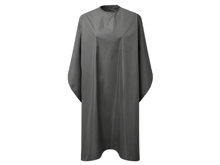 B2B Hairdressing Waterproof Salon Gown Dark Grey Custom Salon Workwear