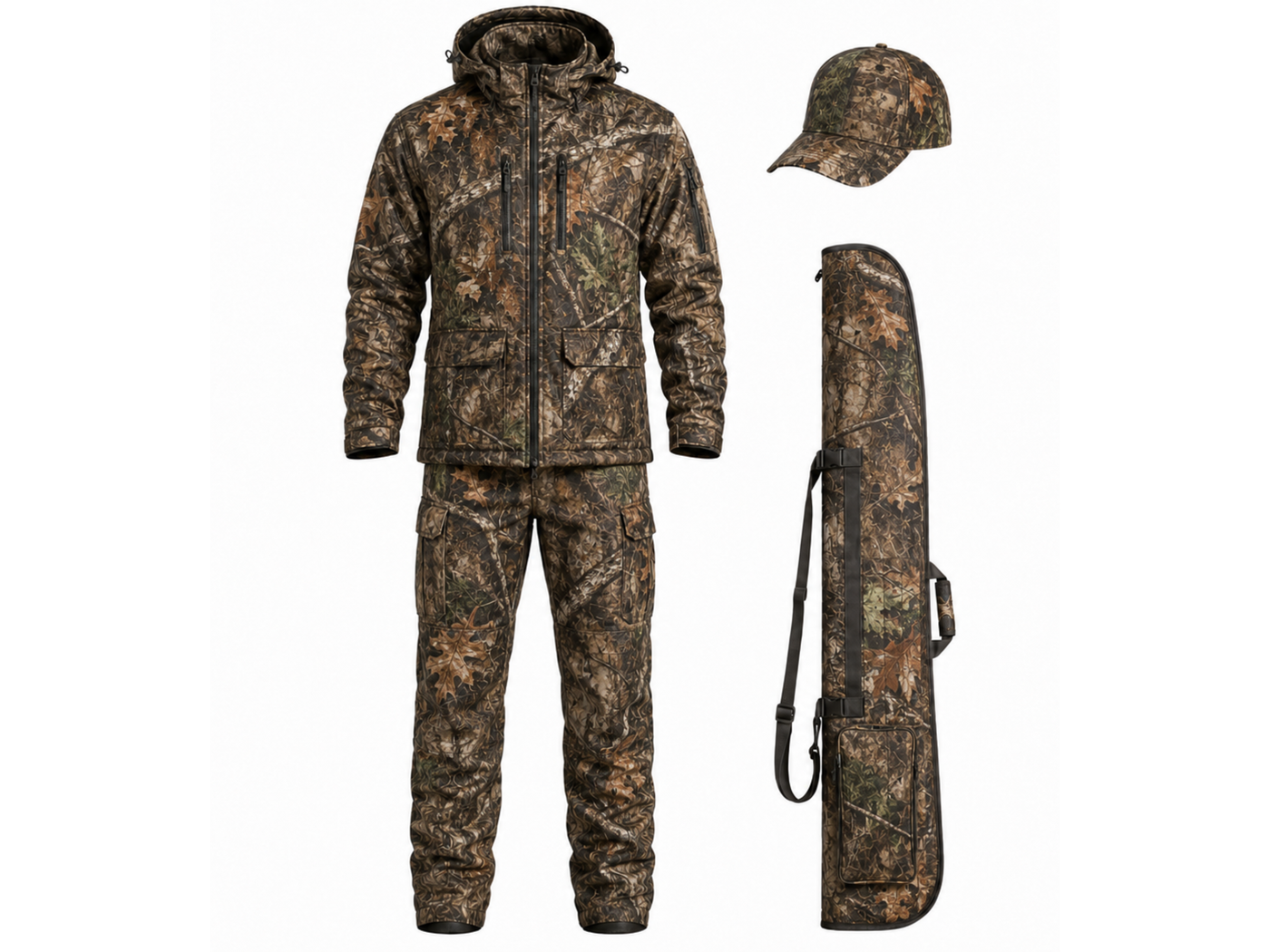 Hunting Camo Suit Set – Brown Camouflage | B2B Low MOQ