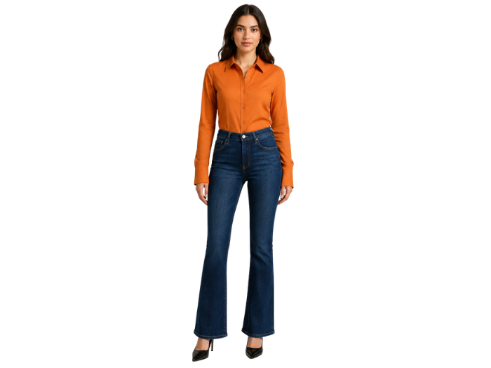 Bootcut Denim Pants Dark Blue Wash | B2B Low MOQ