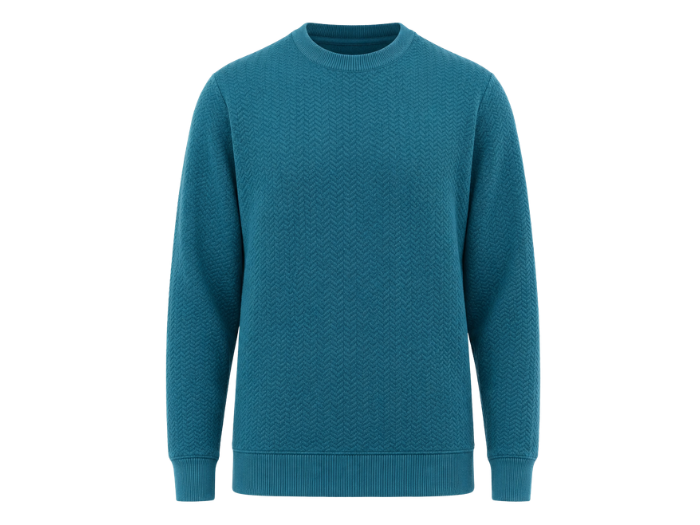 Crewneck Sweatshirt Teal | B2B Low MOQ