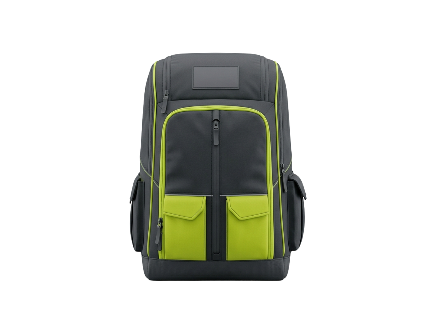 Custom Winter Ski Gear Backpack B2B Ski Wear Manufacturer Black/Lime Green