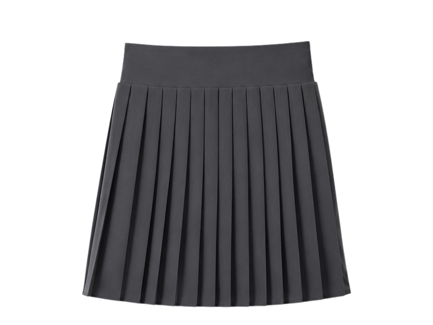School Pleated Pull-On Skort Charcoal Grey | B2B Low MOQ Wholesale