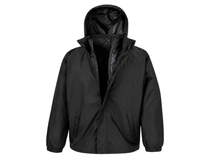 Custom Bomber Jacket Black B2B Workwear Low MOQ