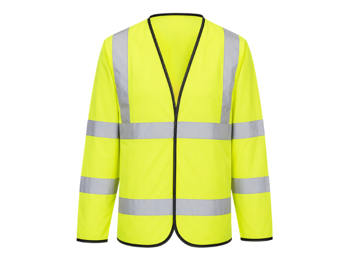 Health & Safety PPE Reflective Long Sleeve Jerkin B2B Manufacturer