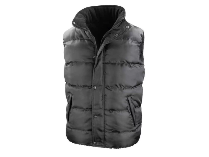 Workwear Quilted Body Warmer – Black | B2B Low MOQ Manufacturer