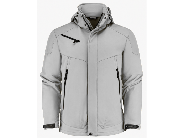 Skeleton Softshell Jacket Grey B2B Workwear Jacket Low MOQ