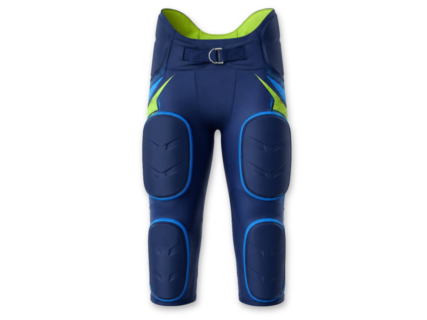 Custom Navy American Football Pants – Padded Team Uniform Pants for Wholesale Buyers