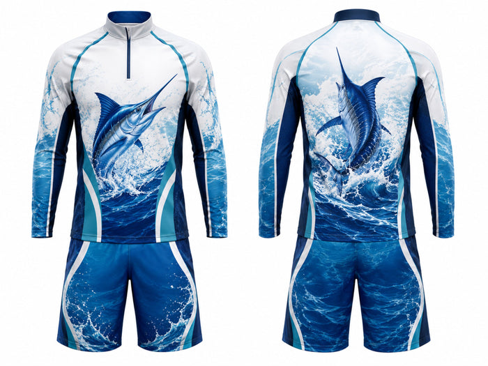 Quarter-Zip Fishing Set