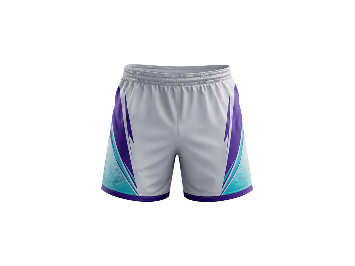 Light Gray Custom Rugby Shorts – Wholesale Bulk Team Kit, Low MOQ, B2B Performance Apparel