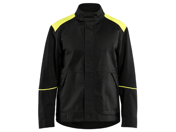Welding Jacket Black B2B Low MOQ Industrial Workwear Manufacturer