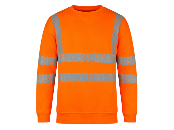 Sweatshirt B2B Low MOQ Construction Uniform Orange Workwear