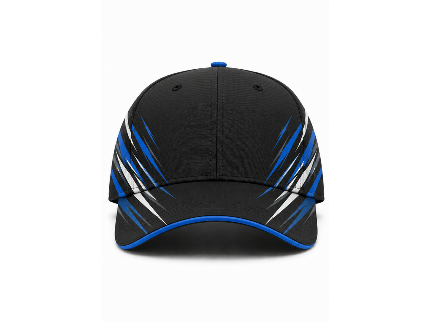 Custom Chase Tag Team Cap – Black Blue Sublimated Sports Cap | Wholesale