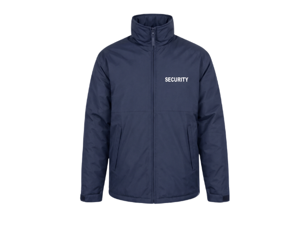 Custom Navy Security Jacket Low MOQ Uniform Workwear
