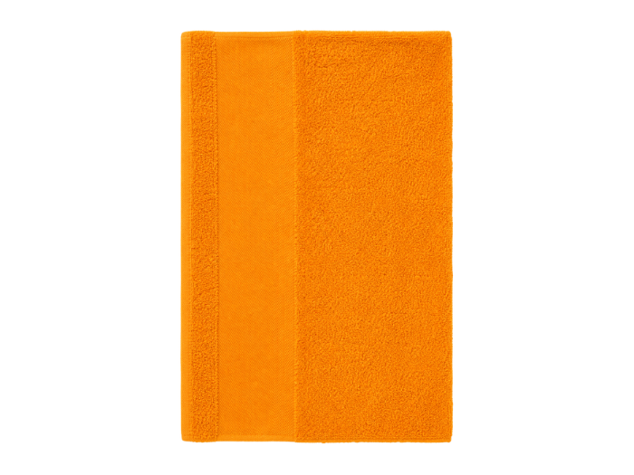 Hairdressing Cotton Hand Towel Orange B2B Custom Workwear Low MOQ