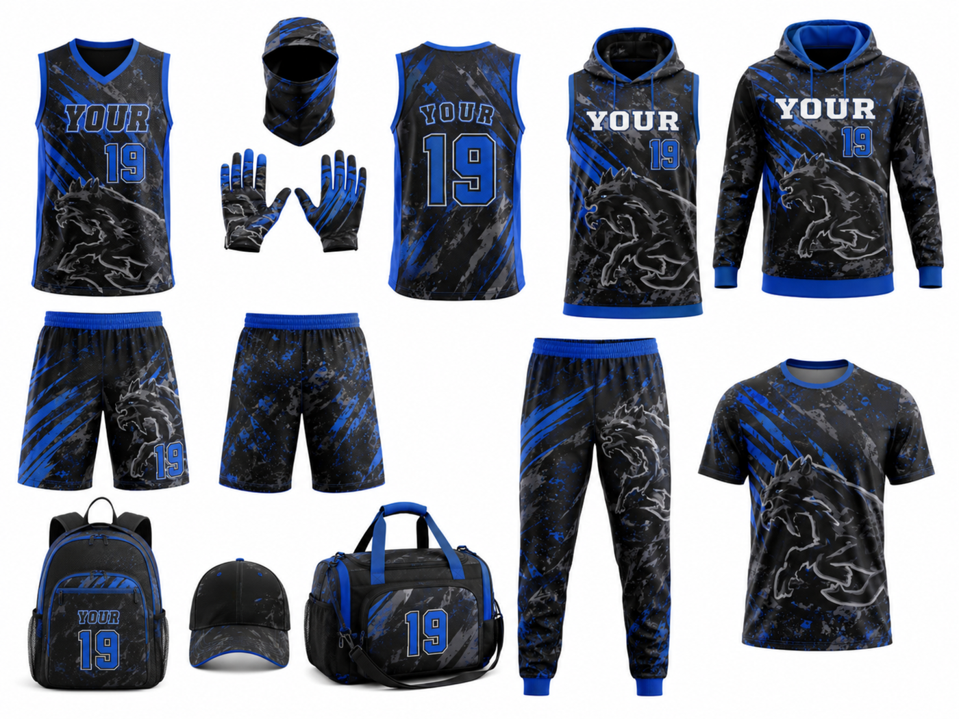Custom Flag Football Teamwear Package – Wholesale Uniforms & Accessories