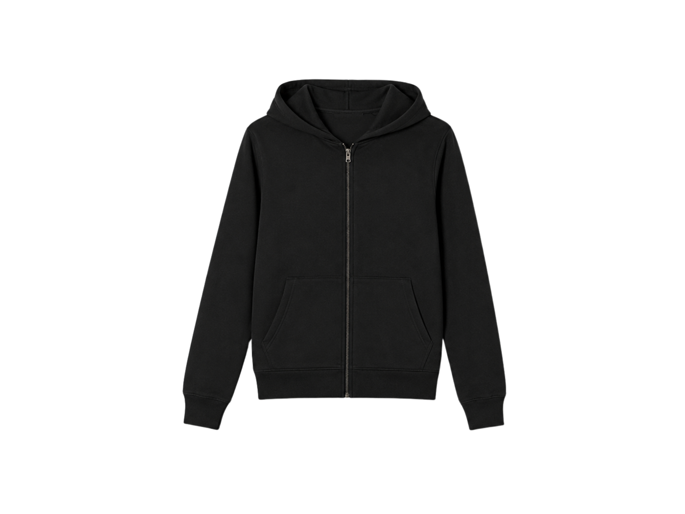 School Full Zip Hoodie Black | B2B Low MOQ Wholesale