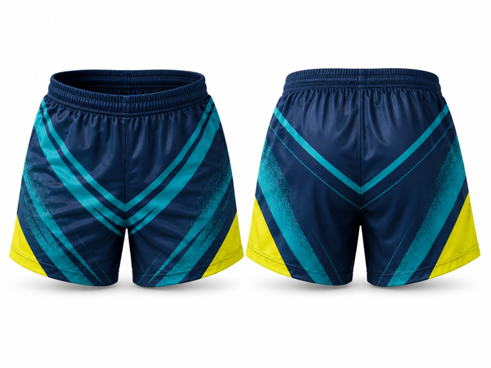 SUBLIMATED CORNHOLE TOURNAMENT SHORTS