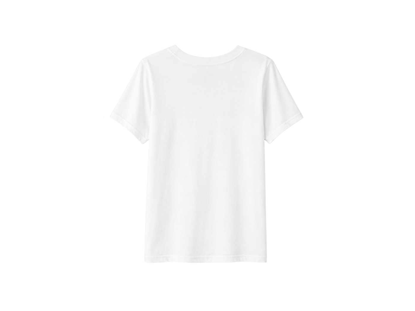 White Short Sleeve School Uniform Crewneck T-Shirt Low MOQ Schoolwear Manufacturer
