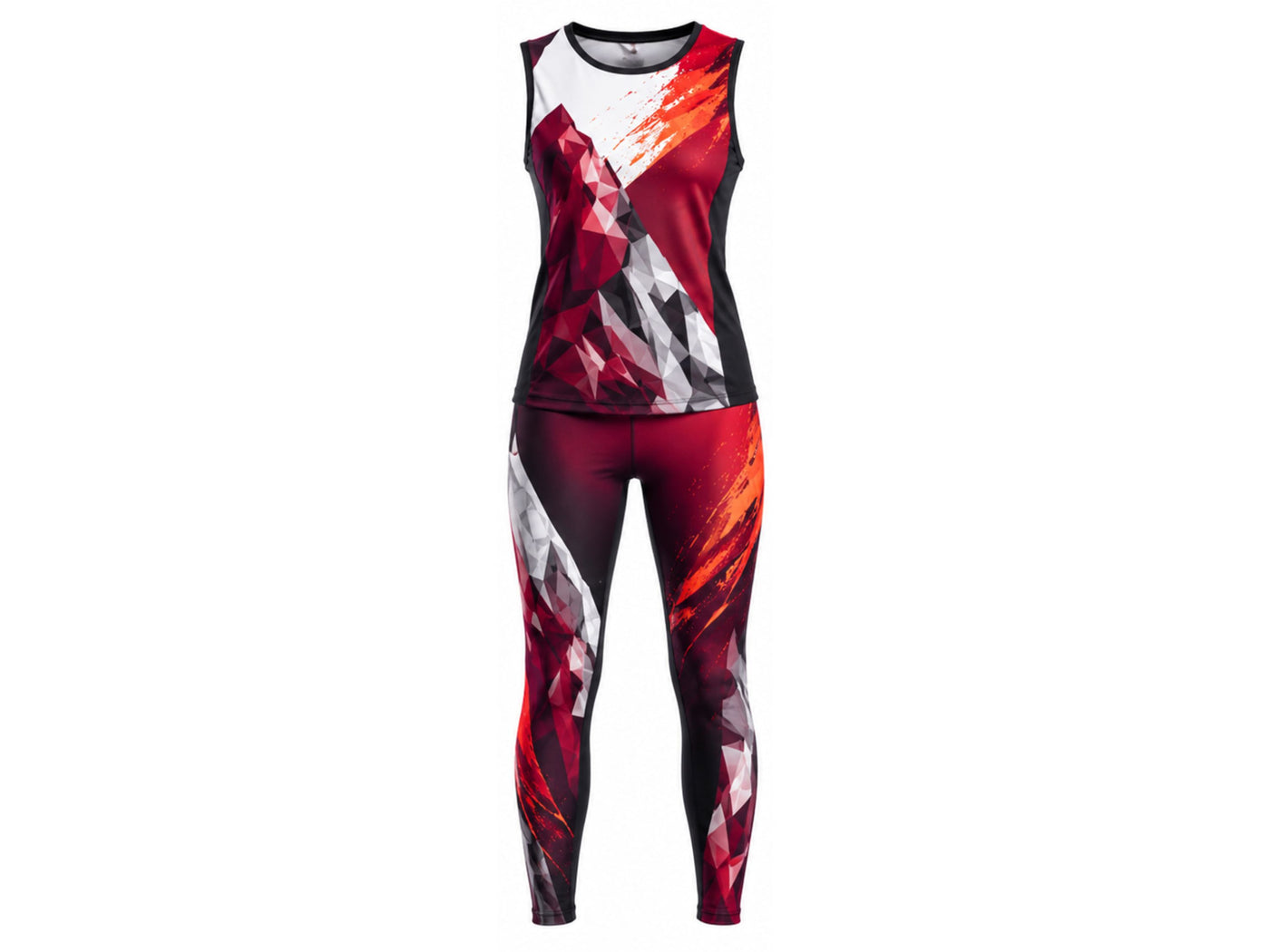 Custom Red Gradient Climbing Uniform Team Set Bulk Orders Low MOQ Personalized Name & Number