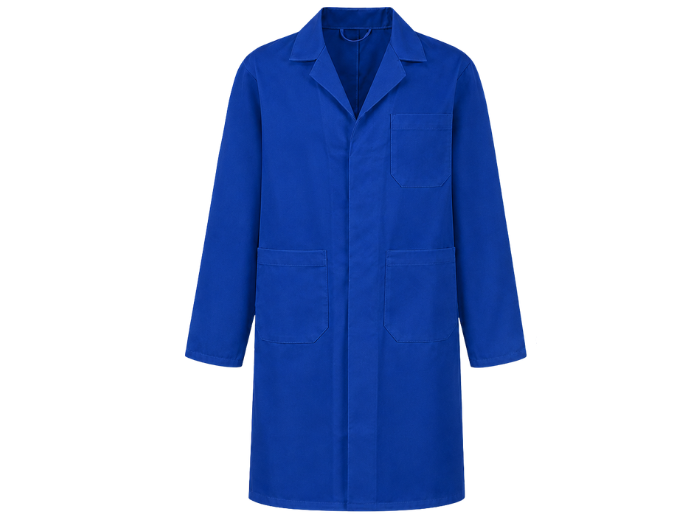 B2B CHILDS WEARHOUSE BLUE WORKWEAR COAT LOW MOQ MANUFACTURE