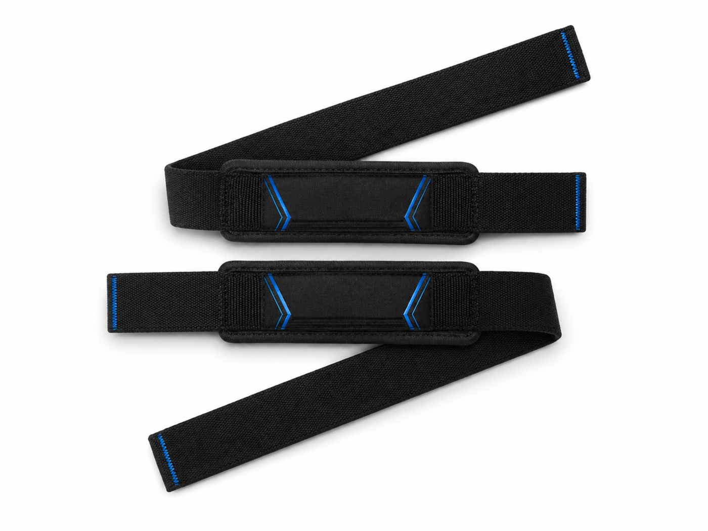 Custom Powerlifting Wrist Straps | Wholesale Weightlifting Wrist Wraps | Black Blue | Apparels Bridge