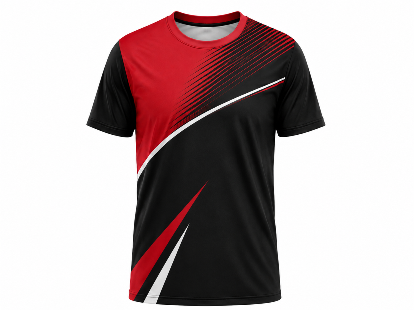 Black & Red Squash Jersey – Wholesale Bulk Team Jersey, Low MOQ, Performance Sportswear