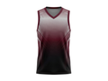 Custom Sublimated Basketball Jersey – Burgundy Black Gradient Design | Wholesale Basketball Jersey Manufacturer