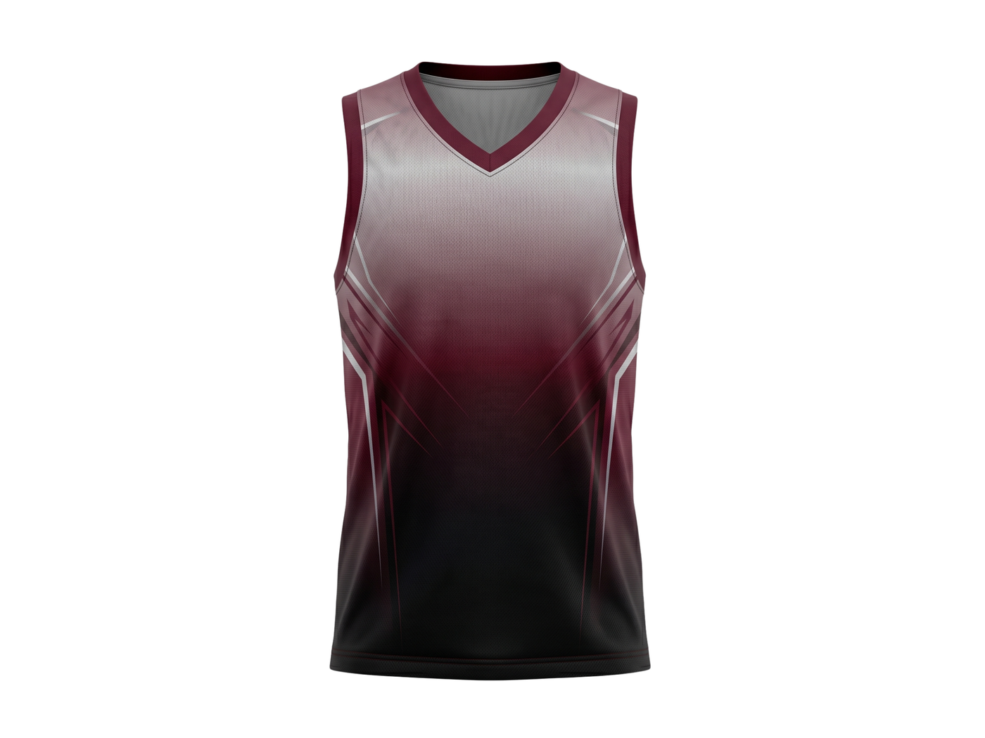 Custom Sublimated Basketball Jersey – Burgundy Black Gradient Design | Wholesale Basketball Jersey Manufacturer