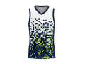 Custom White Navy Pixel Sublimated Basketball Jersey | Wholesale Basketball Jersey Manufacturer