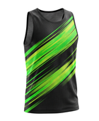 Basketball Tank Top – Custom Black Lime Green Sublimated Design | Wholesale Manufacturer