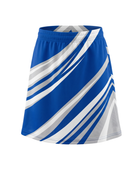 Basketball Skort – Custom Sublimated Royal Blue White Stripe Design | Wholesale Manufacturer