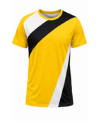 Custom Chase Tag Team Jersey – Yellow Black White Sublimated Shirt | Wholesale