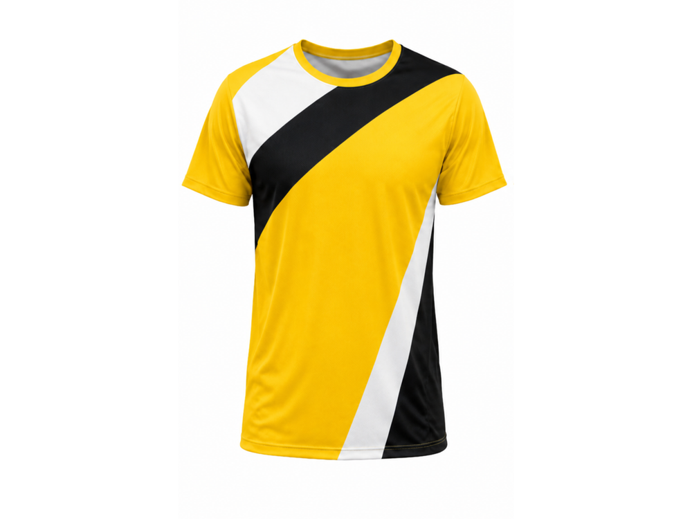 Custom Jersey Chase Tag Team Yellow Black White Sublimated Shirt Wholesale front design preview