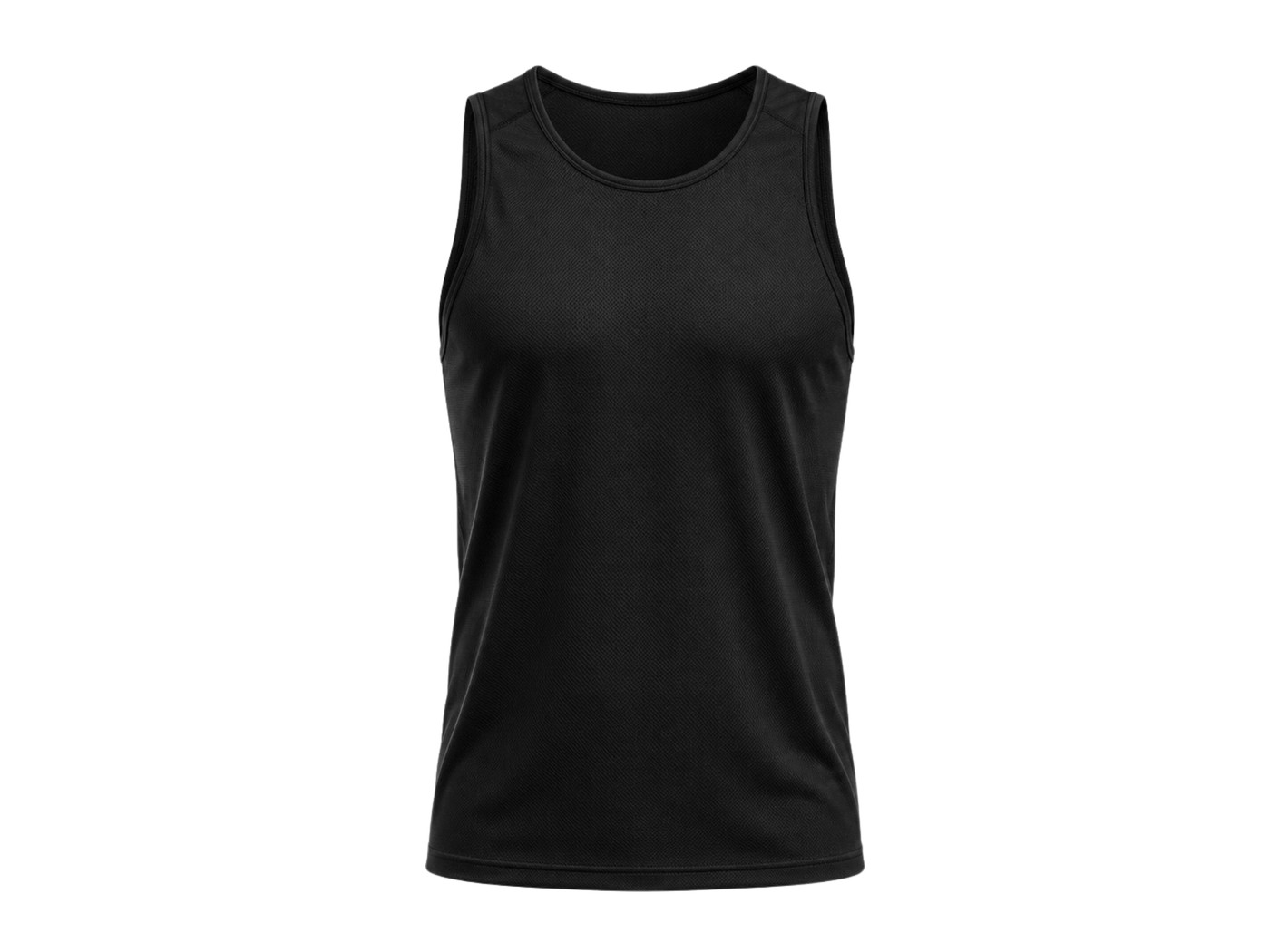 Custom Sleeveless Parkour Practice Top – Black Sublimated Chase Tag Training Wear