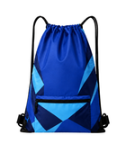 Custom Blue Chase Tag Drawstring Bag – Sublimated Team Cinch Backpack | Wholesale