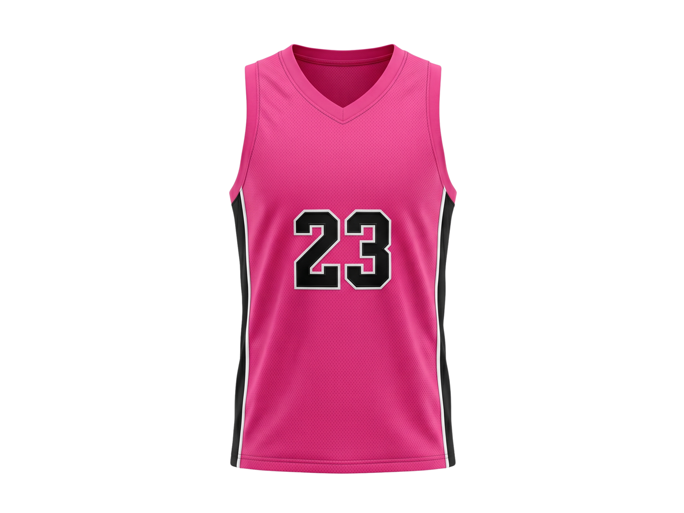 Custom Pink Basketball Embroidered Jersey – Wholesale Polyester Teamwear