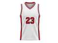 Custom White Basketball Embroidered Jersey Wholesale Polyester Teamwear