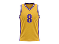 Custom Yellow Basketball Embroidered Jersey Wholesale Polyester Teamwear