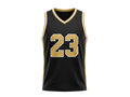Custom Black Basketball Embroidered Jersey – Wholesale Polyester Teamwear