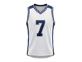 Custom White Basketball Embroidered Jersey – Wholesale Polyester Teamwear