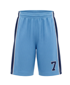 Custom Sky Blue Basketball Embroidered Shorts – Wholesale Polyester Teamwear
