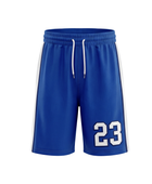 Custom Royal Blue Basketball Embroidered Shorts – Wholesale Polyester Teamwear