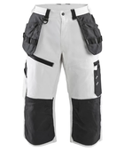 Painter Trousers with Stretch B2B Low MOQ Tool Pocket Uniform White & Black Workwear