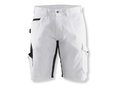 Painter Shorts with Stretch B2B Low MOQ Lightweight Trade Shorts White & Black Workwear