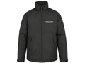 Security Printed Waterproof Jacket B2B Low MOQ Reflective Uniform Jacket Black Workwear