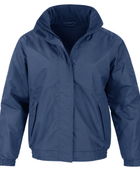 Security Workwear Jacket – Low MOQ B2B Waterproof Outerwear in Navy Blue