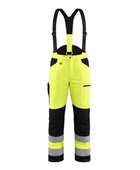 High-Visibility Brace Work Trousers – Low MOQ B2B Outdoor Workwear in Yellow & Black